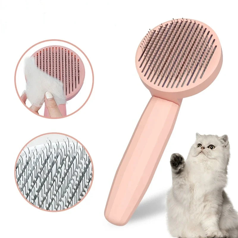 Dematting Brush for Pets – Removes Tangles and Loose Hair for Dogs & Cats