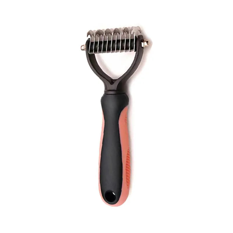 Professional Pet Deshedding Brush – Dog & Cat Hair Remover Grooming Tool