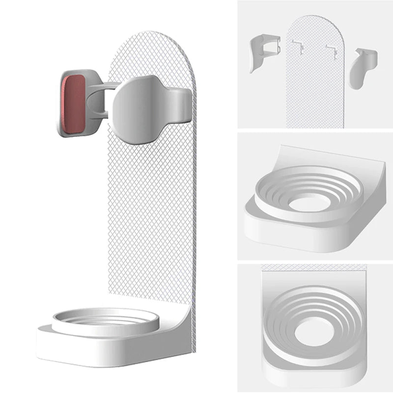 Adjustable Toothbrush Holder – Wall-Mounted Electric Toothbrush & Bathroom Organizer