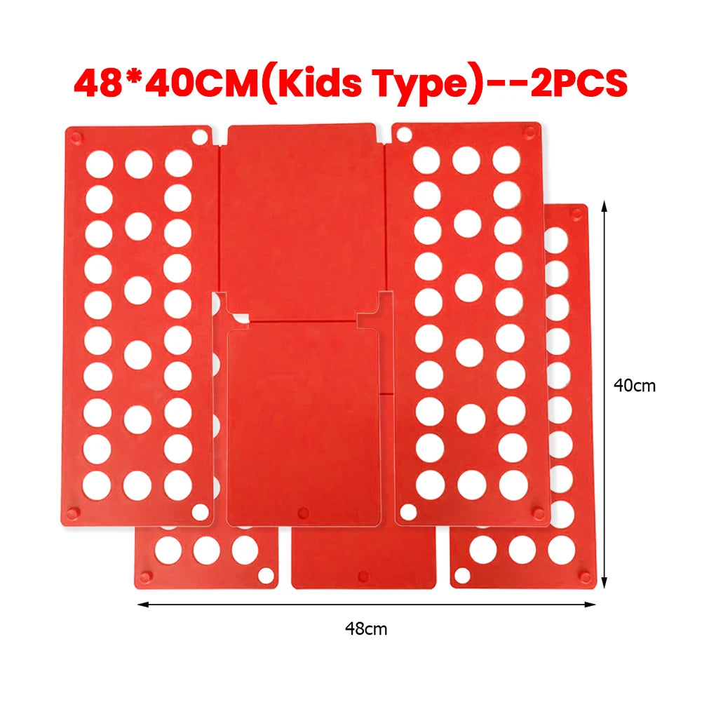 Plastic Clothes Folding Board – Fast & Easy Laundry Folder for Adults & Kids