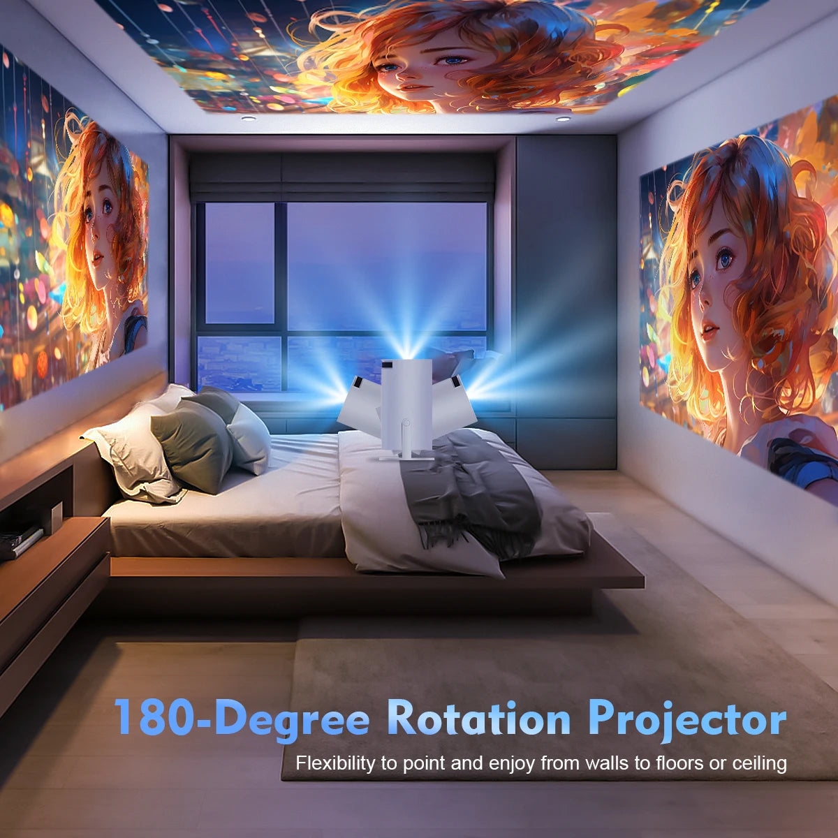 Magcubic HY300 Pro 8K Smart projector - Compact, wireless, Portable
