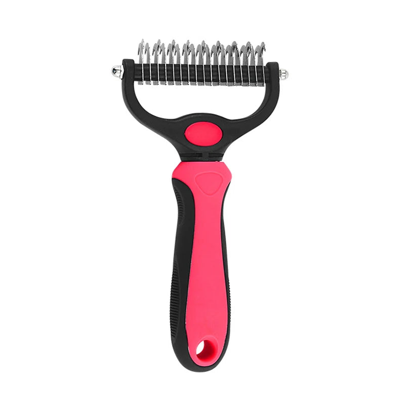 Professional Pet Deshedding Brush – Dog & Cat Hair Remover Grooming Tool