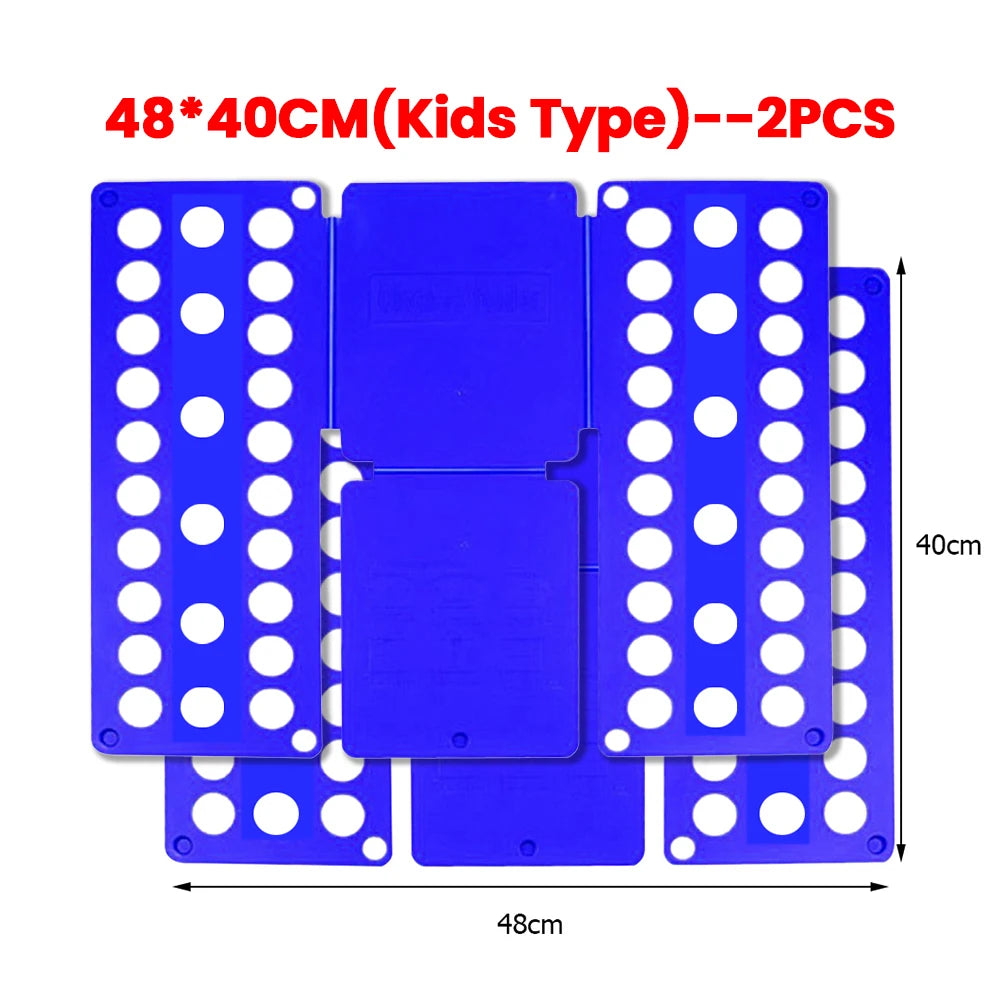 Plastic Clothes Folding Board – Fast & Easy Laundry Folder for Adults & Kids