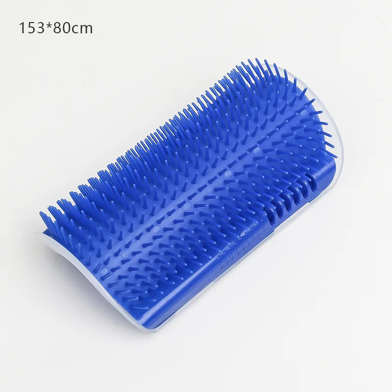 Cat Self-Grooming Wall Corner Brush – Massage Comb & Pet Hair Removal Tool