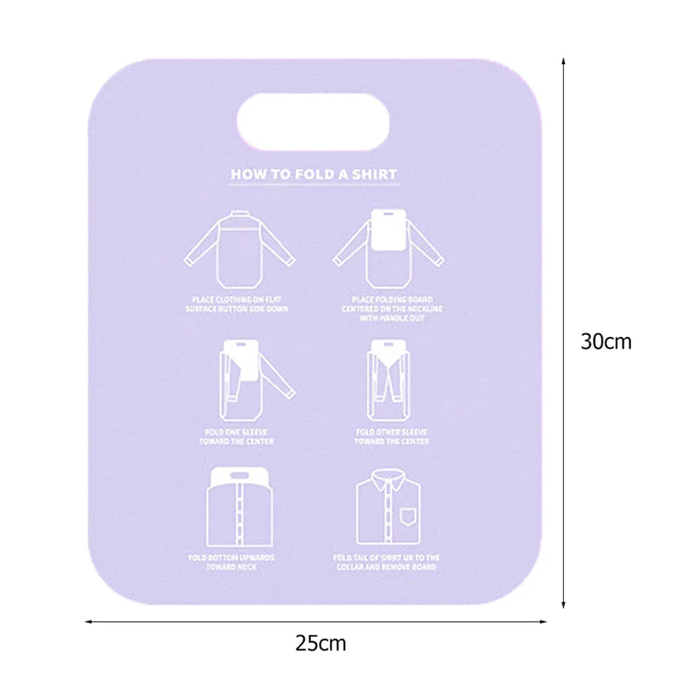 Plastic Clothes Folding Board – Fast & Easy Laundry Folder for Adults & Kids