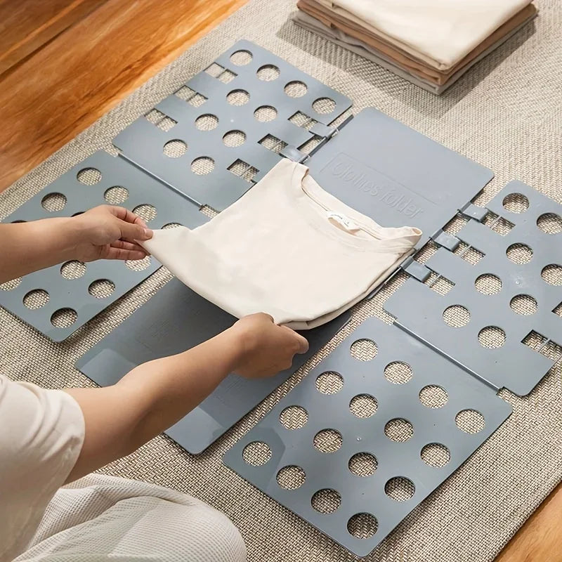 Plastic Clothes Folding Board – Fast & Easy Laundry Folder for Adults & Kids