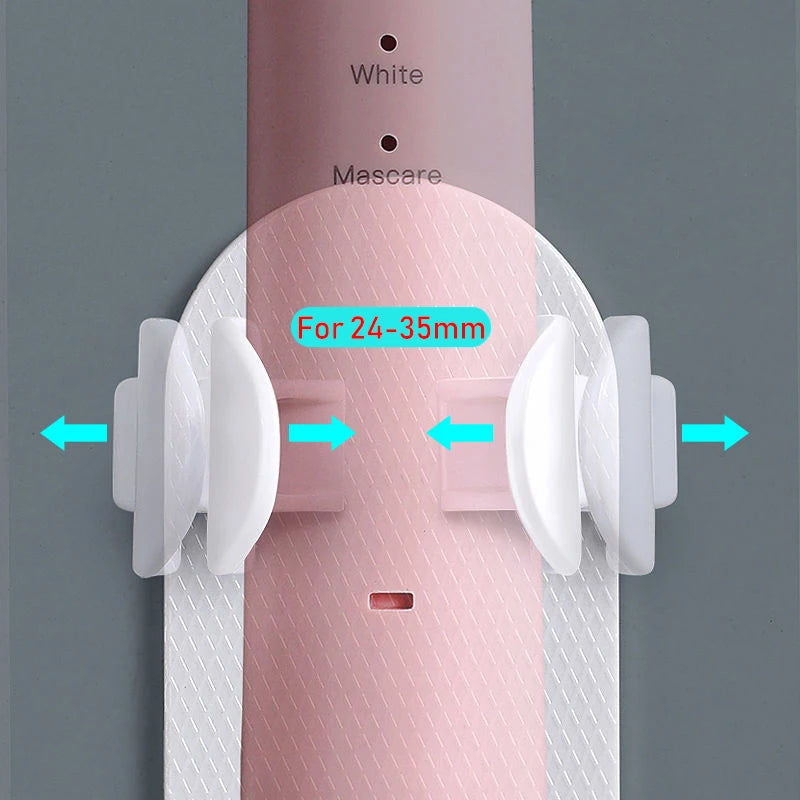 Adjustable Toothbrush Holder – Wall-Mounted Electric Toothbrush & Bathroom Organizer
