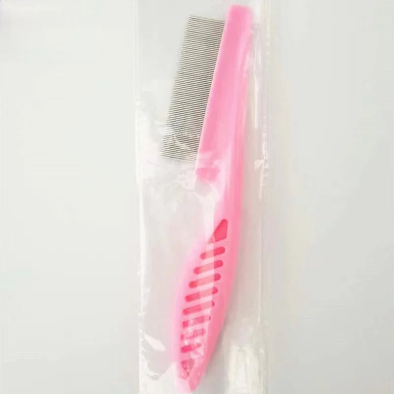 Stainless Steel Flea & Shedding Comb for Pets – Fine Tooth Grooming Comb for Dogs & Cats