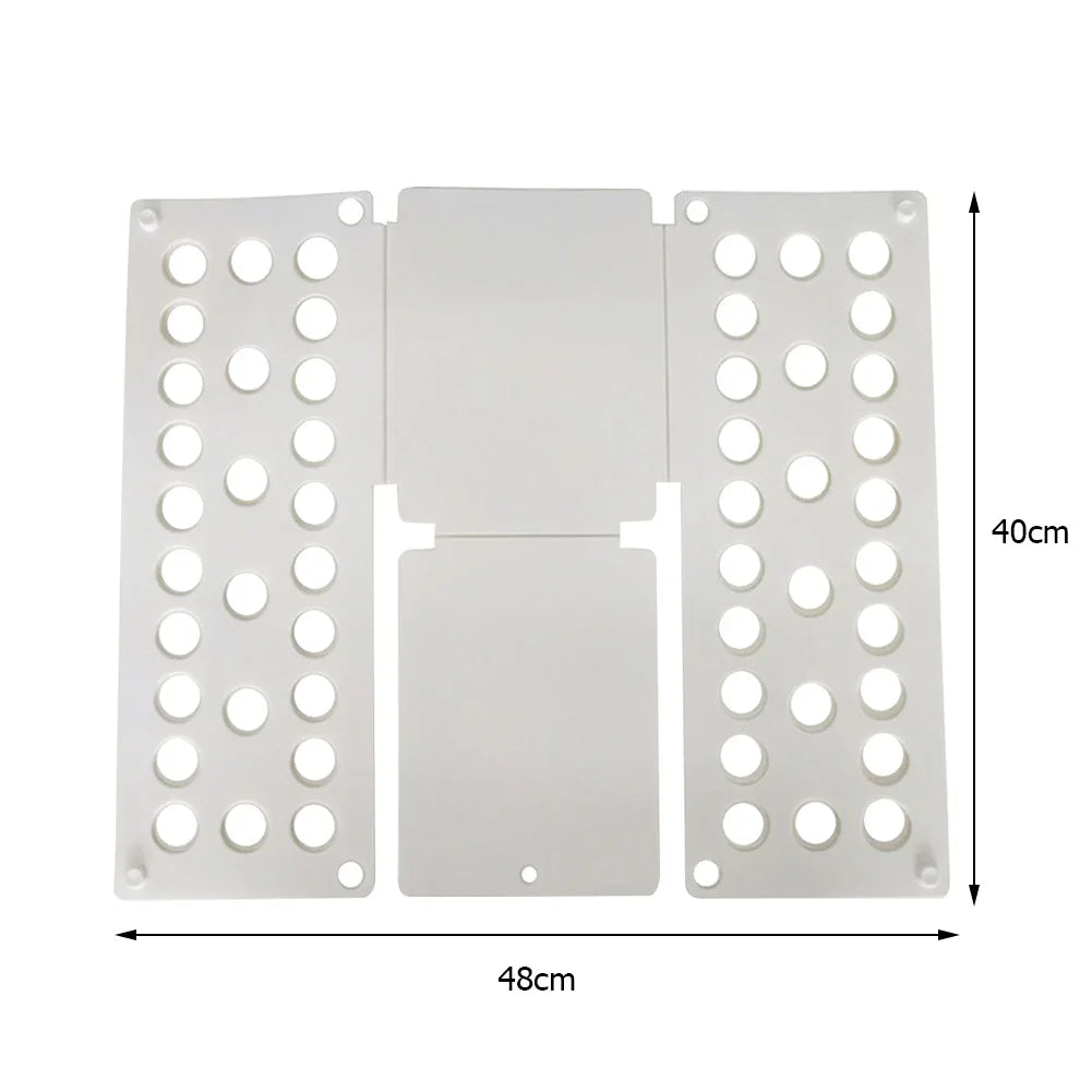 Plastic Clothes Folding Board – Fast & Easy Laundry Folder for Adults & Kids