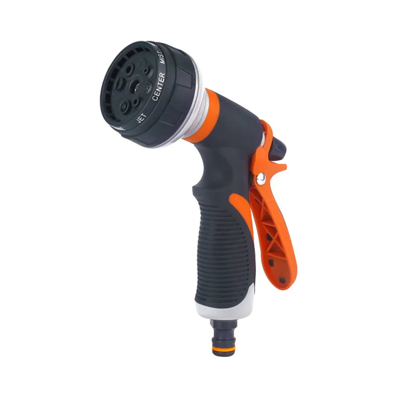 8-Mode High Pressure Garden Watering Gun – Adjustable Spray Nozzle for Plants, Lawn & Yard