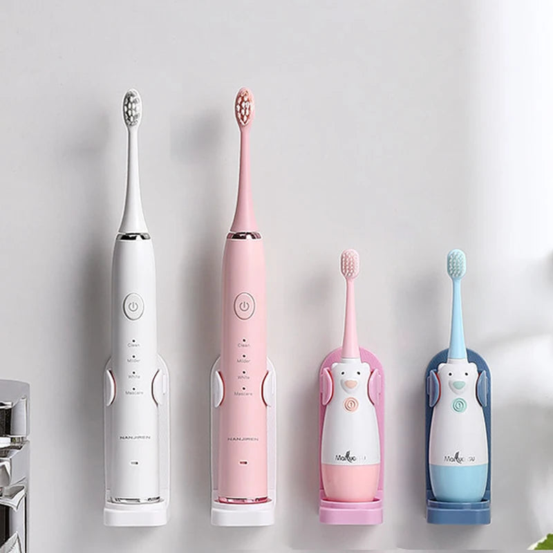 Adjustable Toothbrush Holder – Wall-Mounted Electric Toothbrush & Bathroom Organizer