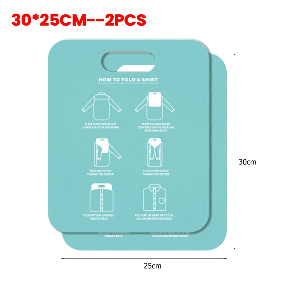 Plastic Clothes Folding Board – Fast & Easy Laundry Folder for Adults & Kids