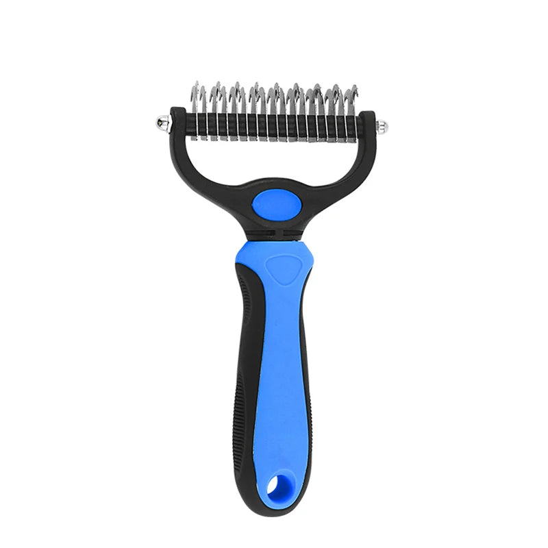 Professional Pet Deshedding Brush – Dog & Cat Hair Remover Grooming Tool