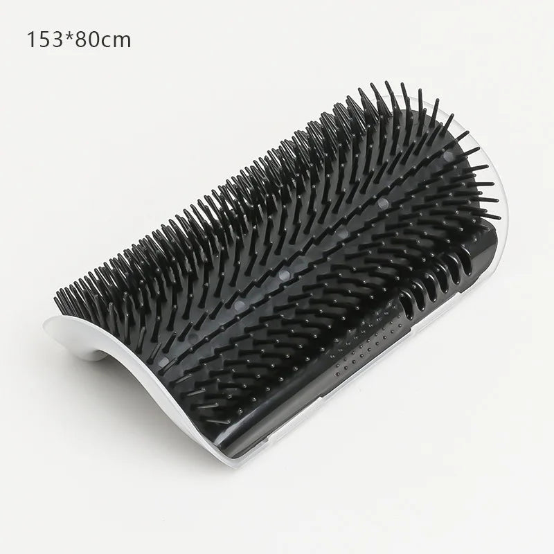 Cat Self-Grooming Wall Corner Brush – Massage Comb & Pet Hair Removal Tool