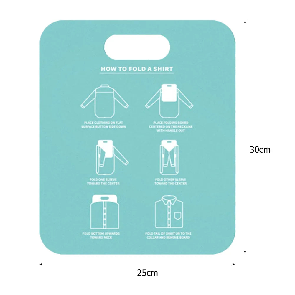 Plastic Clothes Folding Board – Fast & Easy Laundry Folder for Adults & Kids