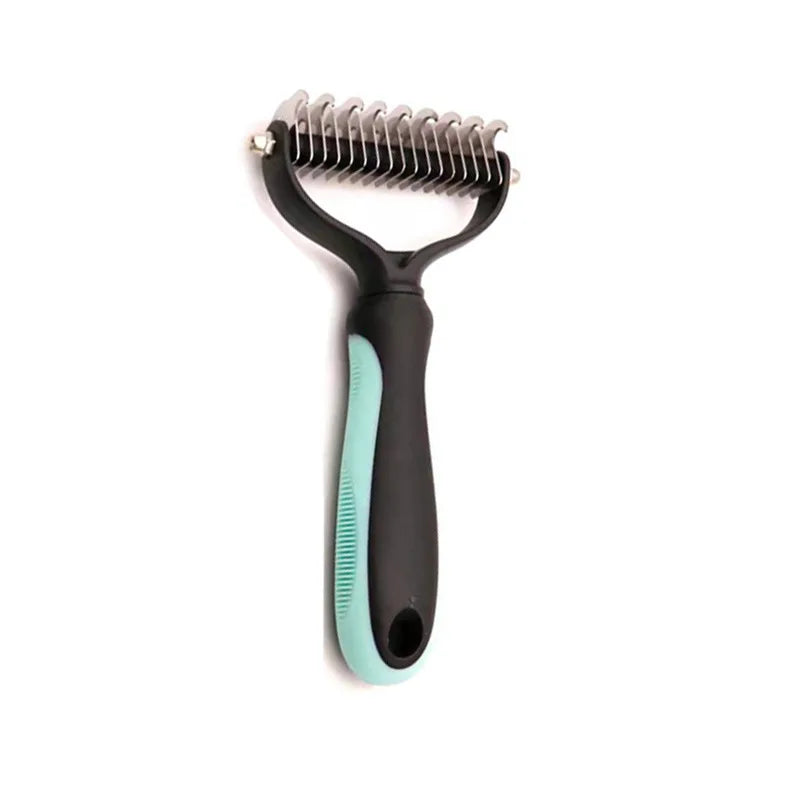 Professional Pet Deshedding Brush – Dog & Cat Hair Remover Grooming Tool