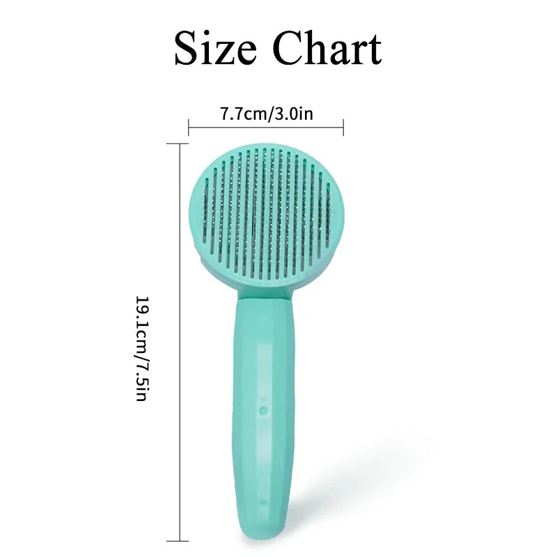 Dematting Brush for Pets – Removes Tangles and Loose Hair for Dogs & Cats