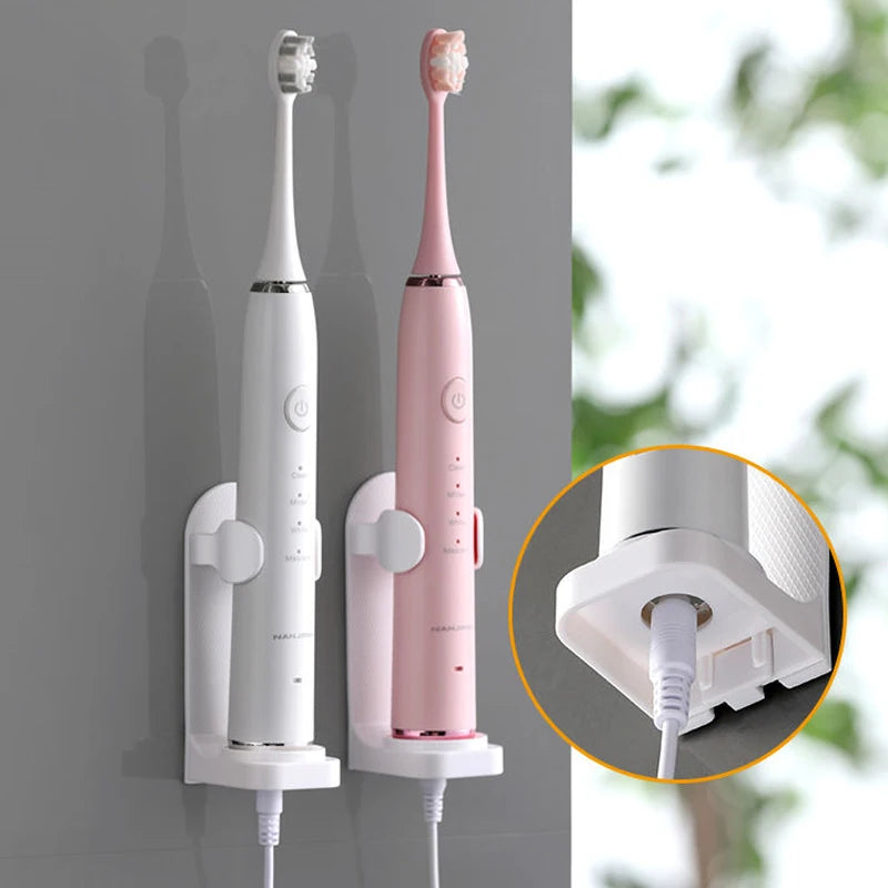 Adjustable Toothbrush Holder – Wall-Mounted Electric Toothbrush & Bathroom Organizer