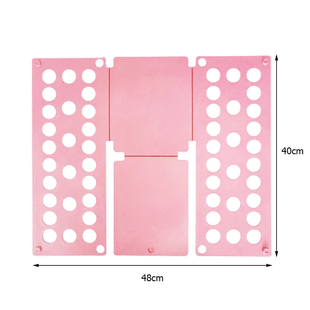 Plastic Clothes Folding Board – Fast & Easy Laundry Folder for Adults & Kids