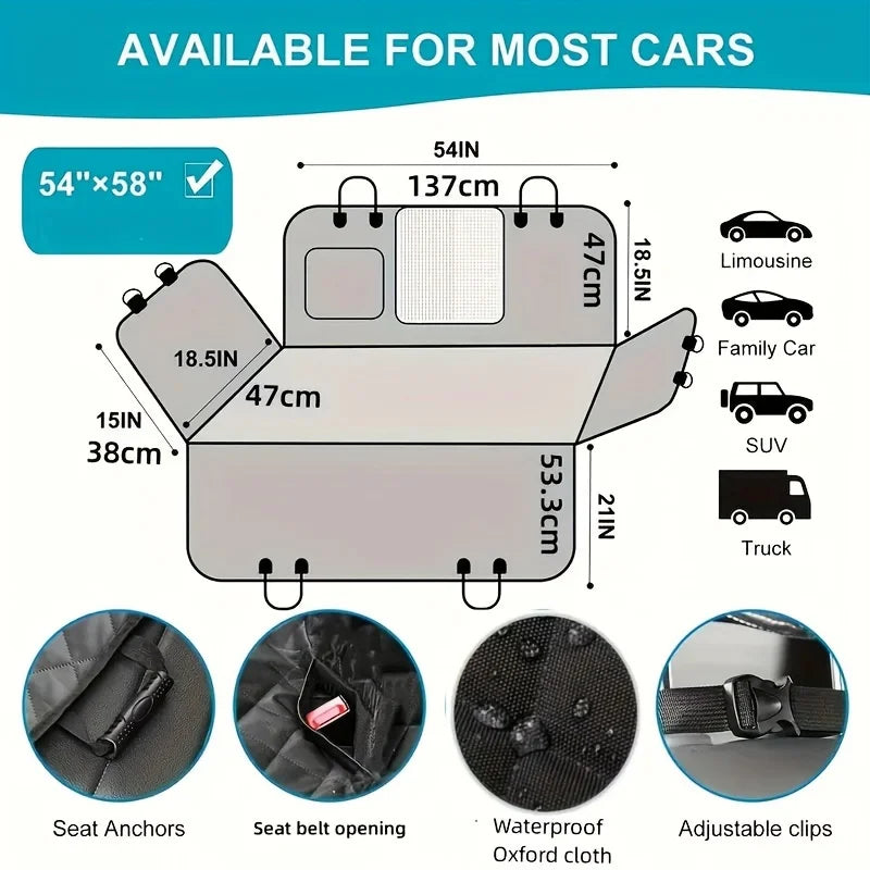 Premium Car Seat Cover – Universal Fit Protective Cushion for Front & Rear Seats
