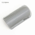 Cat Self-Grooming Wall Corner Brush – Massage Comb & Pet Hair Removal Tool