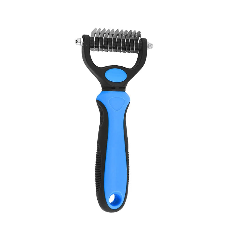 Professional Pet Deshedding Brush – Dog & Cat Hair Remover Grooming Tool